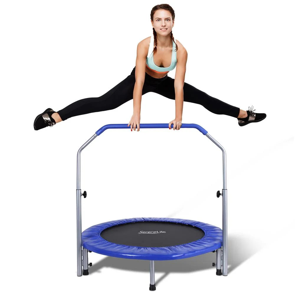 40 Inch Portable Highly Elastic Jumping Sports Trampoline, Adult Size