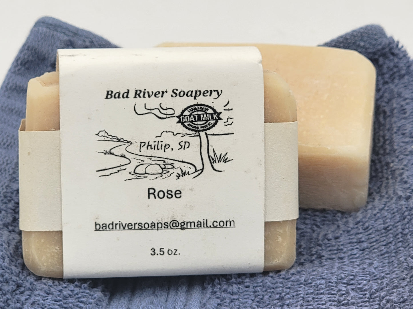 Rose Hand made soap (made with goat's milk)