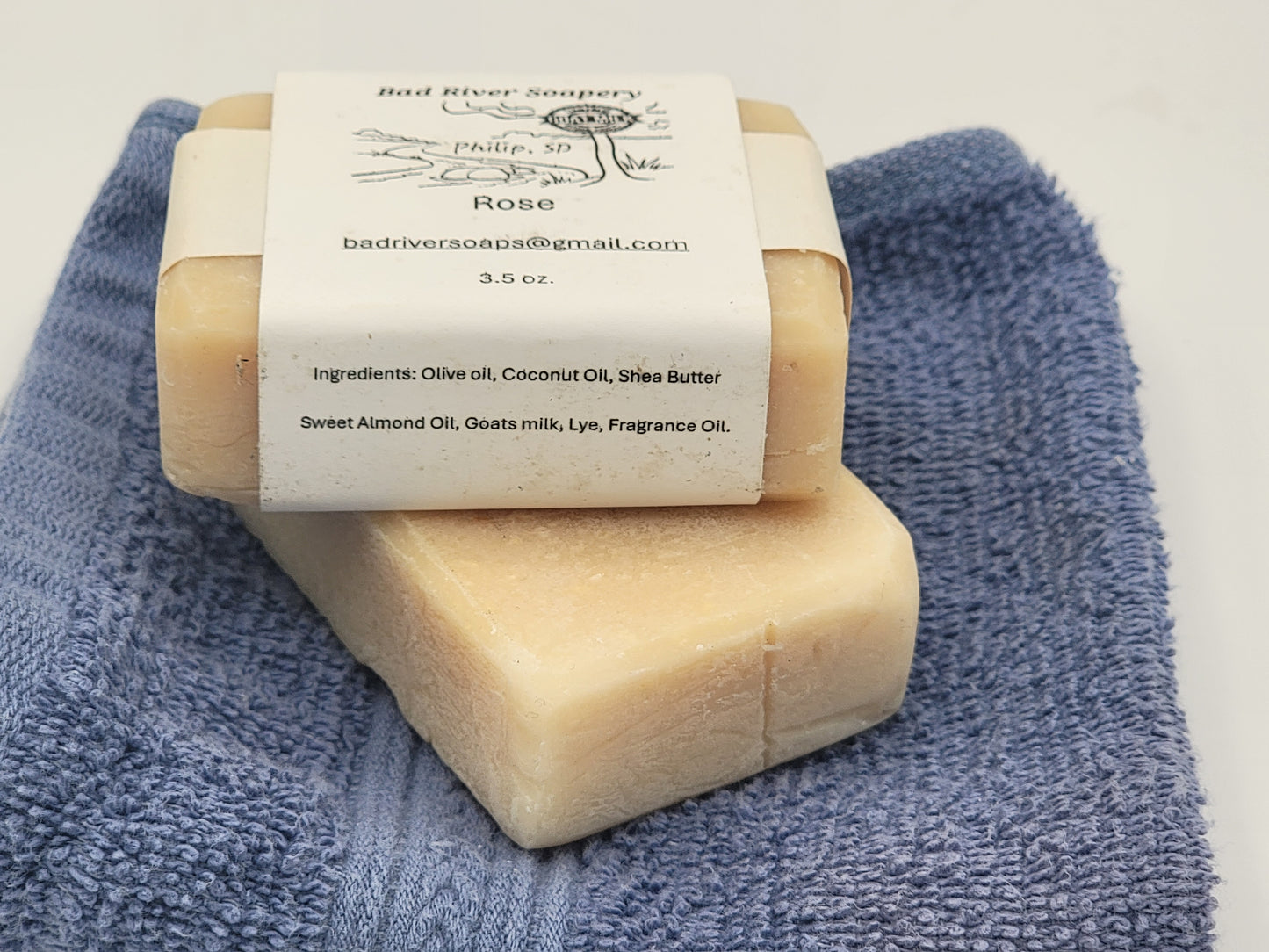 Rose Hand made soap (made with goat's milk)