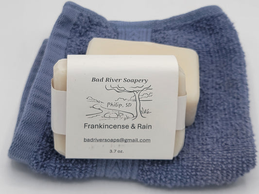 Frankincense and Rain Hand made soap