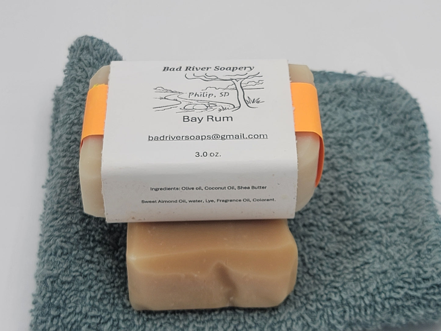 Bay Rum Hand made soap(made with Goat's milk)