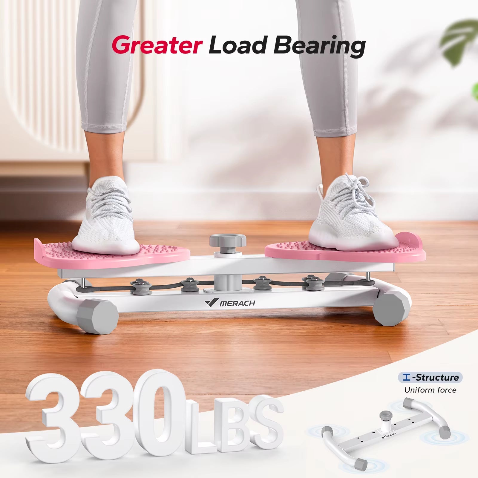 Waist Twisting Fitness Tool Exercise Twist Boards Waist Twister Machine Balance Board for Foot Massage and Weight Loss