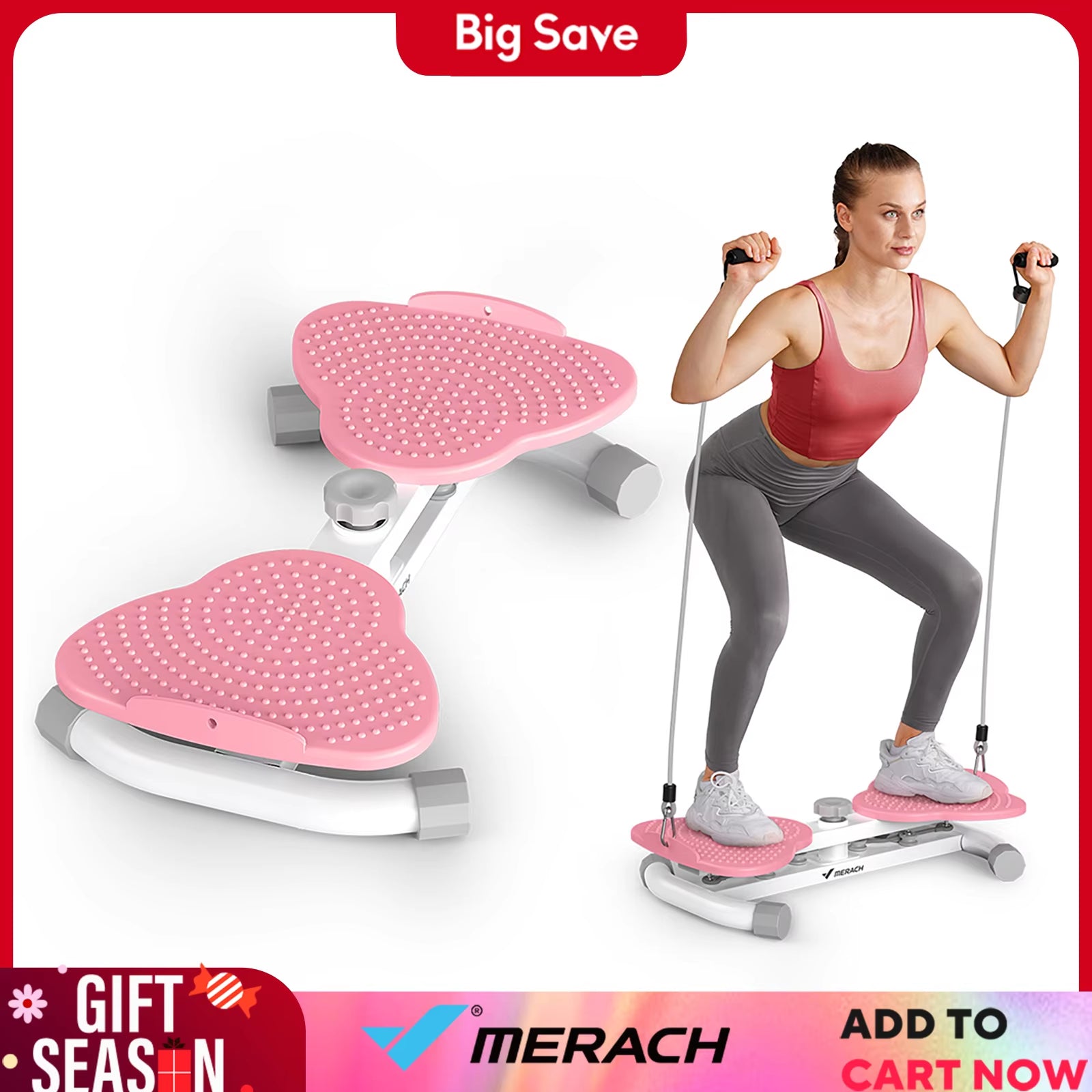 Waist Twisting Fitness Tool Exercise Twist Boards Waist Twister Machine Balance Board for Foot Massage and Weight Loss