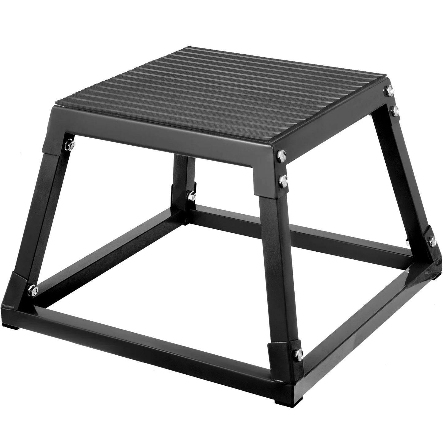 Plyometric Platform Box 12/18/24 Inch Fitness Exercise Jump Box Step Plyometric Box Jump for Exercise Fit Training (12Inch /Black)