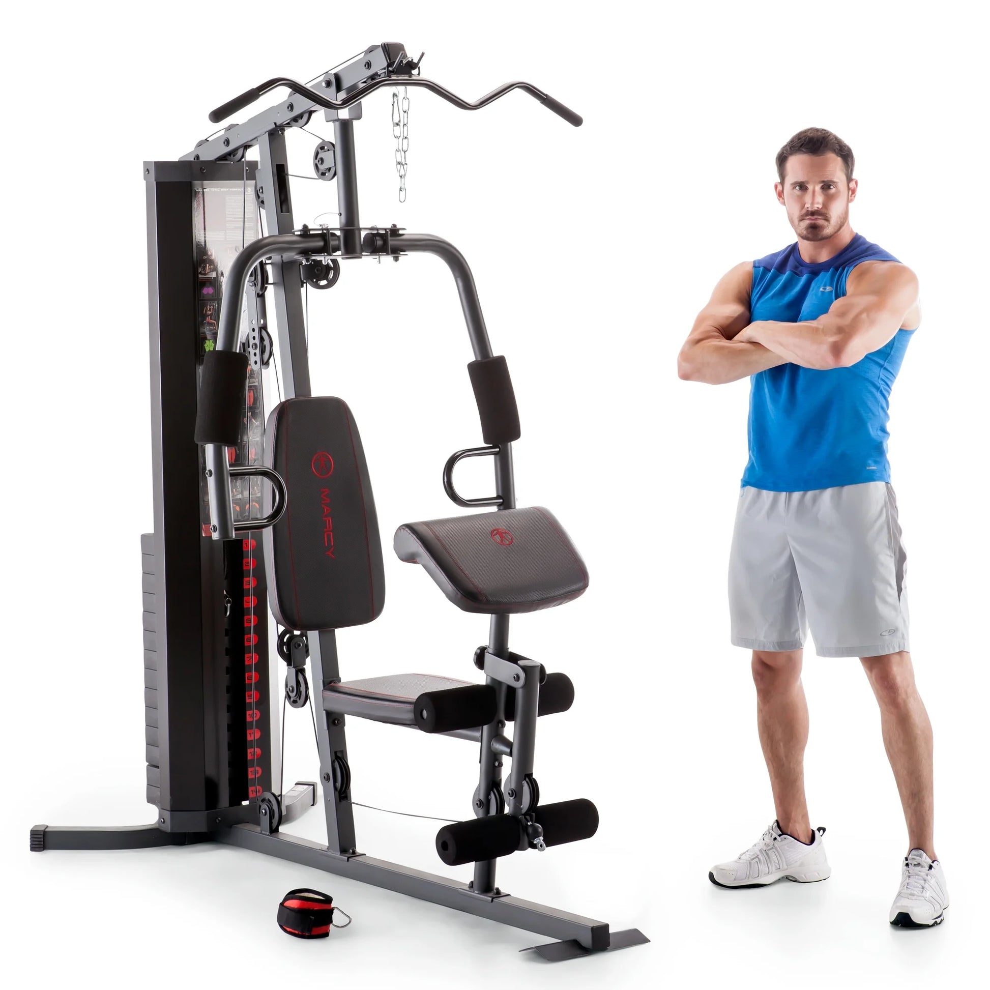 Dual-Functioning Full Body 150Lb Stack Home Gym Workout Machine MWM-990